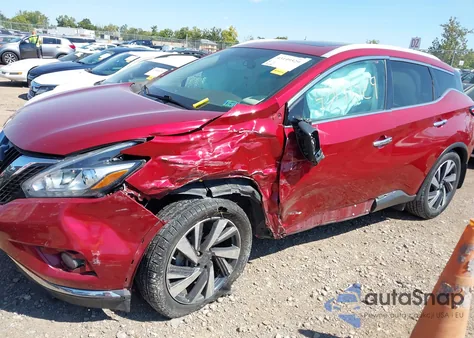 2018 Nissan Murano Platinum из США, поврежденный, VIN 5N1AZ2MH8JN109716